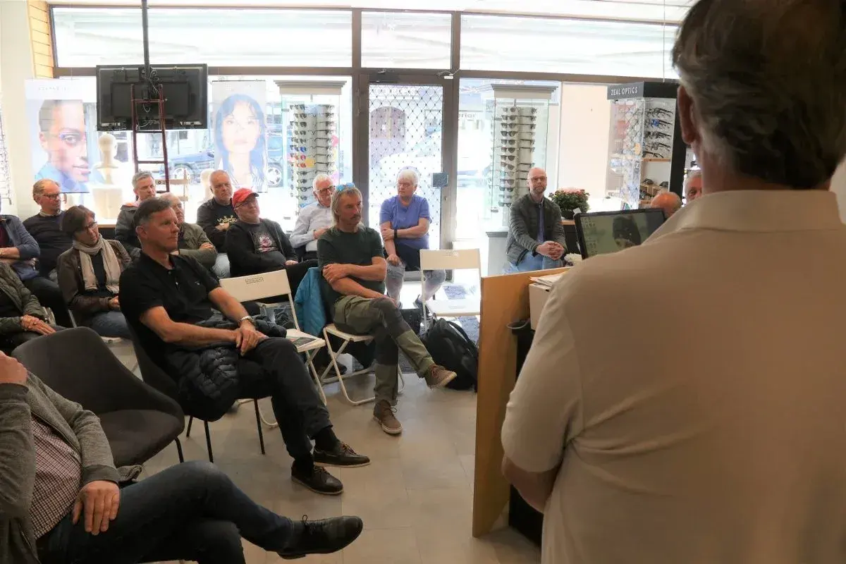 A talk about vision in the shop